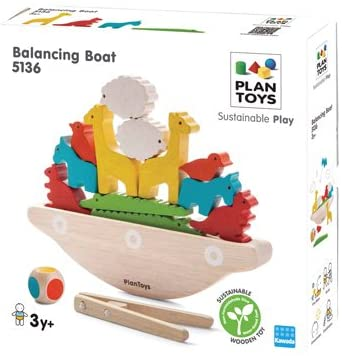 Wooden Balancing Boat Game