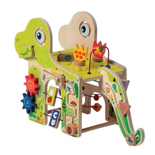 Playful Dino Wooden Activity Center